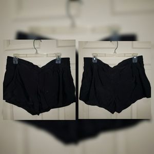 Black swim shorts